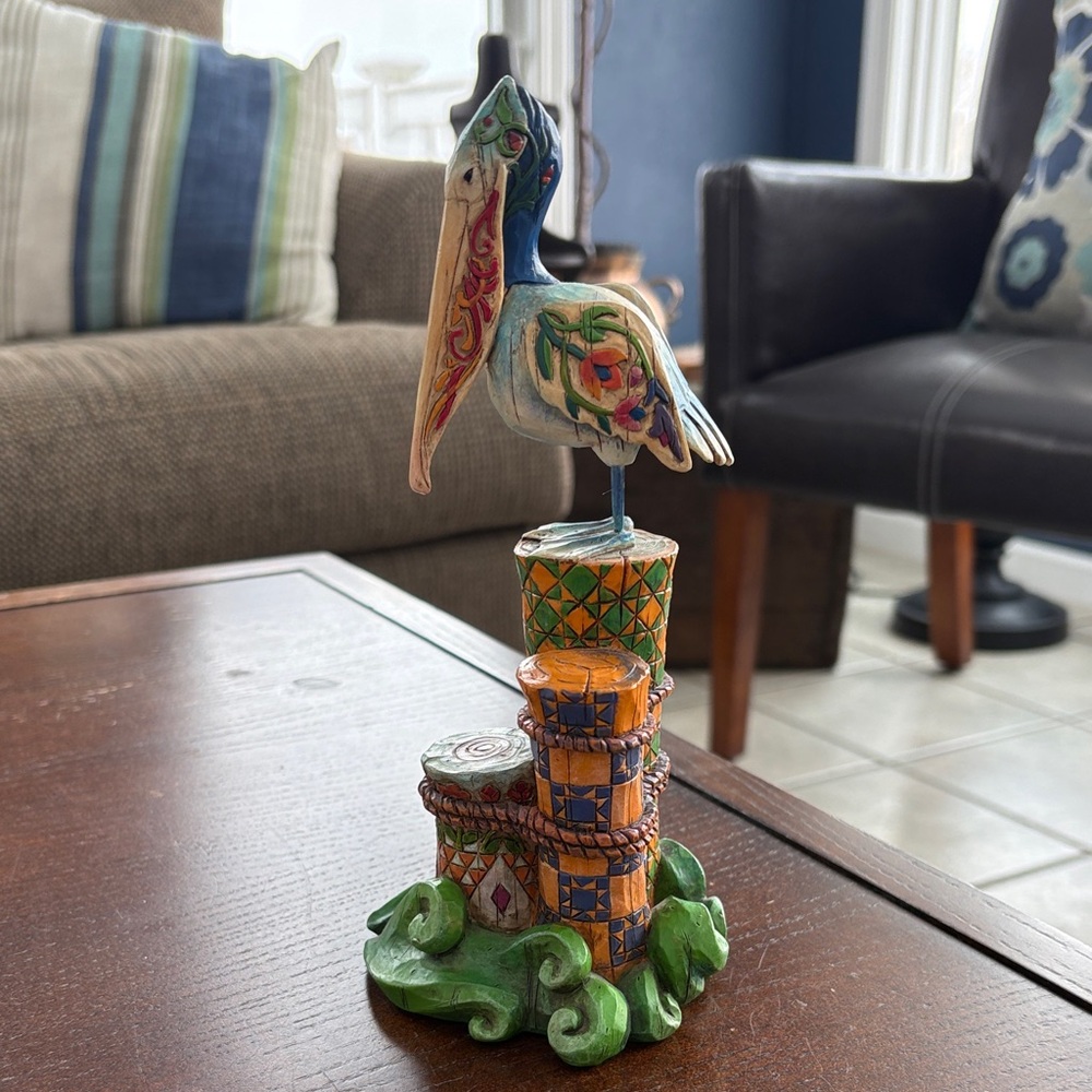 Jim Shore Shorelights “Seaside Sentinel” Star On Point Pelican Figurine 2004